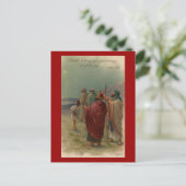 Christ est né Carte postale (Debout devant)