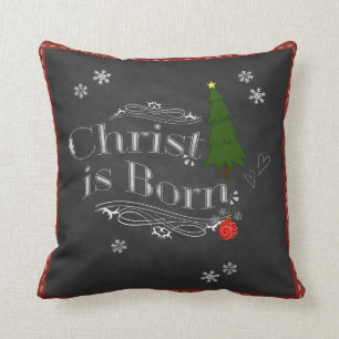 Christ est né Coussin