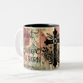 Christ est né Mug de Noël (Devant gauche)