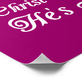 Christ est ressuscité ! Il est vivant ! Poster de  (Coin)