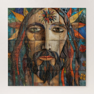 Christ Folk Mosaic Legpuzzel