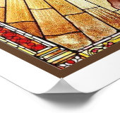 CHRIST Glas in lood Window Poster (Hoek)