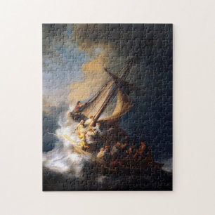 Christ in the Storm on the Sea of Galileo, 1633 Legpuzzel