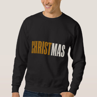 Christ Is Kerstmis Goud Donker Trui