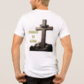 Christ Is King Tri-Blend Shirt (Achterkant)