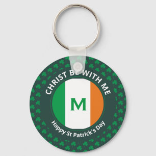 CHRIST IS MET ME St Patricks Day Quote Sleutelhanger