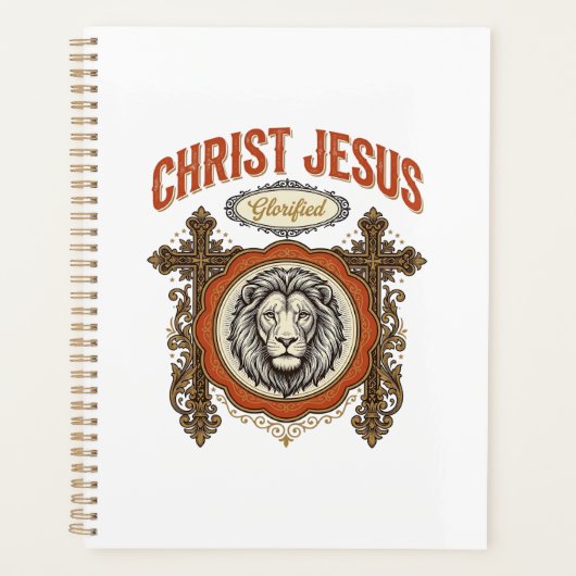 Christ Jésus Lion Vintage Foi (Devant)