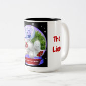 Christ L'Agneau A Risqué La Mug De Café (Devant droit)