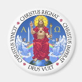 Christ le Roi - aimant (Devant)