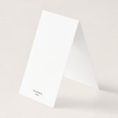 Christ le Sauveur est né Christian Foldcard Carte (Back)