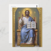 Christ L'Enseignant / Tous Puissants ** Carte de P (Devant / Derrière)