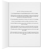 Christ L'Enseignant / Toute Puissante carte de Pâq (Intérieur (Droit))