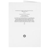 Christ L'Enseignant / Toute Puissante carte de Pâq (Dos)