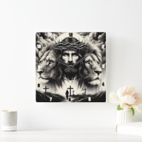 Christ Lions kruist Spirituele macht