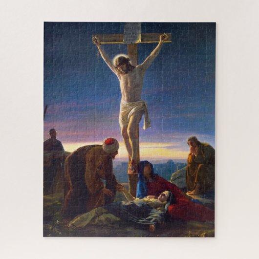 Christ on the Cross by Carl Bloch Legpuzzel (Verticaal)