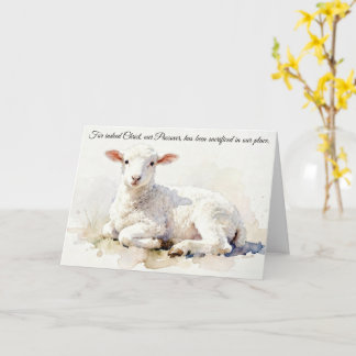 Christ Our Passover: Christian Passover card Kaart