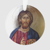 Christ Pantocrator Et Sainte Marie Theotokos (devant)