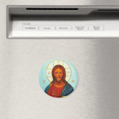 Christ Pantocrator Magnet d'icônes orthodoxes (In Situ (Lave-vaisselle))