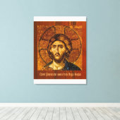 Christ Pantocrator - Uitgerekte canvas Print (Insitu (Houten vloer))