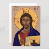 Christ Paper Icon Kaart (Voorkant / Achterkant)