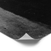 Christ portant la Croix (Noir & Blanc) Poster (Coin)