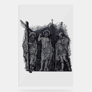 Christ ressuscité entre les saints André et Longin