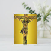 Christ sur la carte postale croisée (Debout devant)