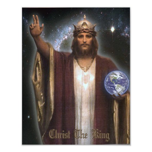 CHRIST THE KING SACRED POSTER (Devant)