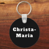 Christa-Maria Sleutelhanger (Achterkant)