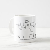 Christa peptide nom mug (Devant gauche)