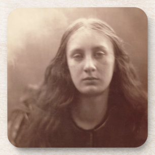 Christabel, portret van May Prinsep, c.1867 (sepia Drankjes Onderzetter