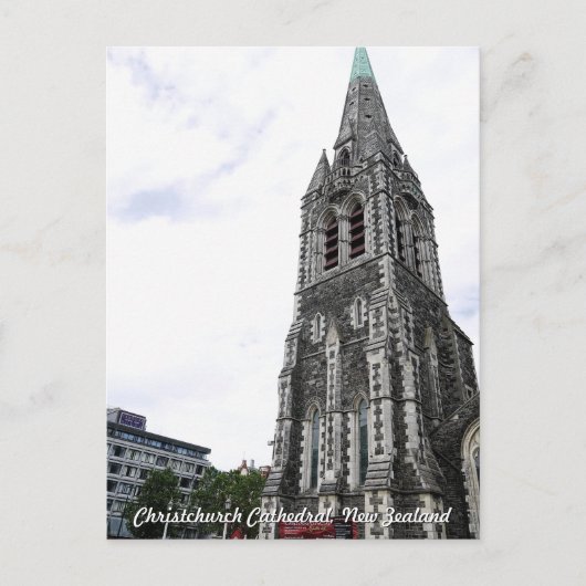 ChristChurch Cathedral, Nieuw-Zeeland Briefkaart (Voorkant)