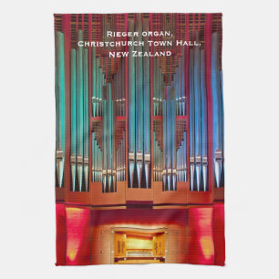 Christchurch orgel theedoek met tekst