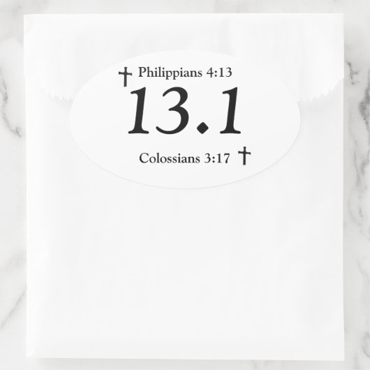 Christelijk 13.1 Sticker (Tas)