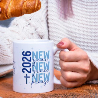 Christelijk 2026 Nieuwjaar Aangepaste Schrift Krui Koffiemok