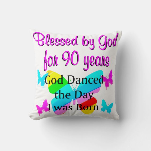 CHRISTELIJK 90 JAAR OUD KUSSEN (Voorkant)