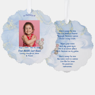 Christelijk aandenken Cute Little Mouse Ornament Kaart