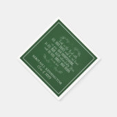 Christelijk Afstuderen Bijbel Verse Typografie Gro Servet (Hoek)