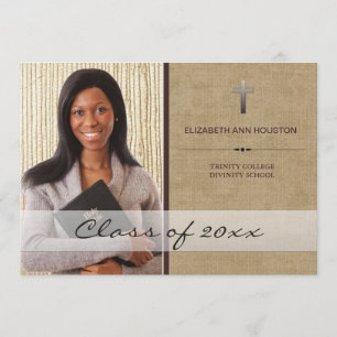 Christelijk Afstuderen Foto aankondiging