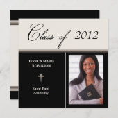 Christelijk Afstuderen van de Parochiale School Kaart (Voorkant / Achterkant)