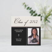 Christelijk Afstuderen van de Parochiale School Kaart (Staand voorkant)