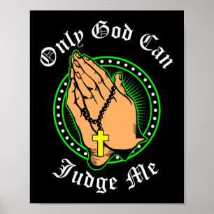 Christelijk alleen God kan me beoordelen Poster