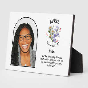 Christelijk APRIL Geboortemaand Bloemnaam FOTO Fotoplaat