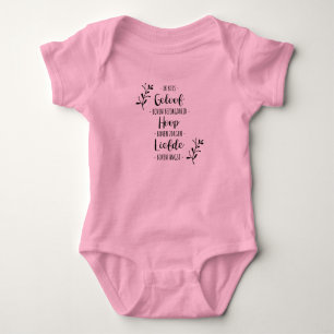Christelijk baby romper - Hoop en Liefde.