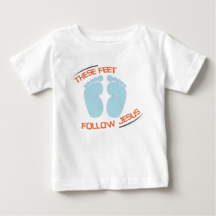 Christelijk baby t-shirt: Volg Jezus