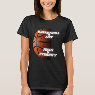 Christelijk Basketbal Kinder Atleet Religious Jesu T-shirt