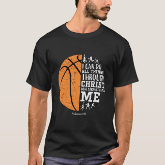 Christelijk Basketbal Religieus T-shirt