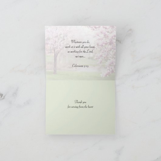 Christelijk bedankt dat je van het hart hebt gedie (Binnen)