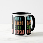 CHRISTELIJK BID CACAO SLAY REPEAT MOK (Voorkant rechts)