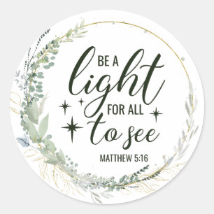 Christelijk/Bijbel Sierkussen Ronde Sticker